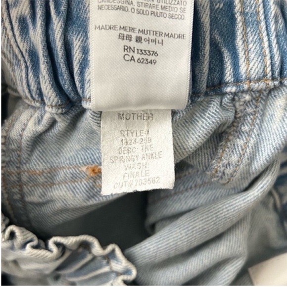 Mother The Springy Ankle Straight Leg Jeans Finale - Picture 9 of 11